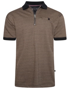 KAM Dobby Weaved Polo Shirt Goldust  